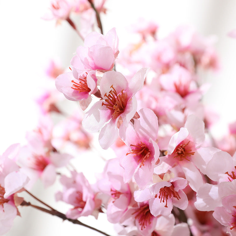 15 Inch Cherry Blossom Stems 10 Pcs Pink Silk Artificial Flowers Bulk