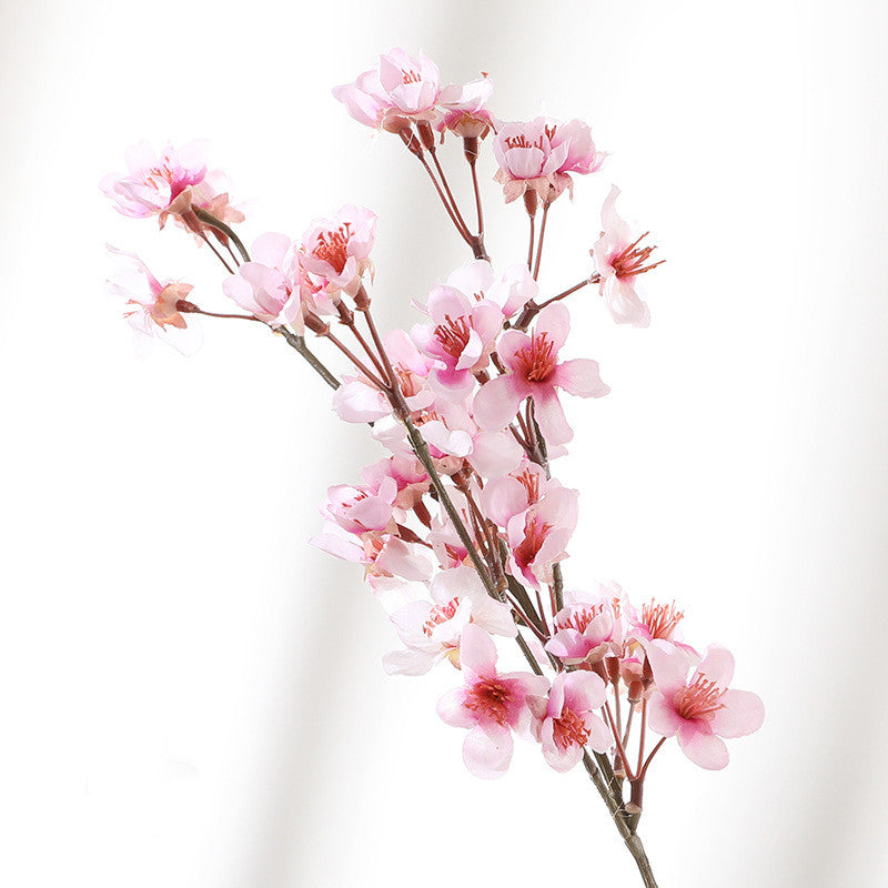 15 Inch Cherry Blossom Stems 10 Pcs Pink Silk Artificial Flowers Bulk