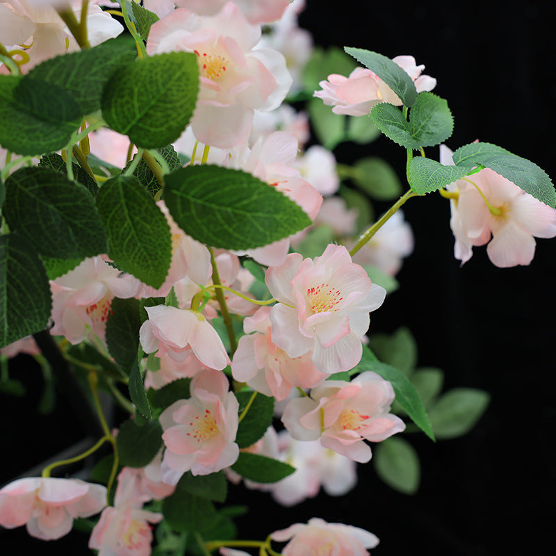 69 Inch Artificial Pink Cherry Blossom Vine for Spring Decor, Bulk Quantity