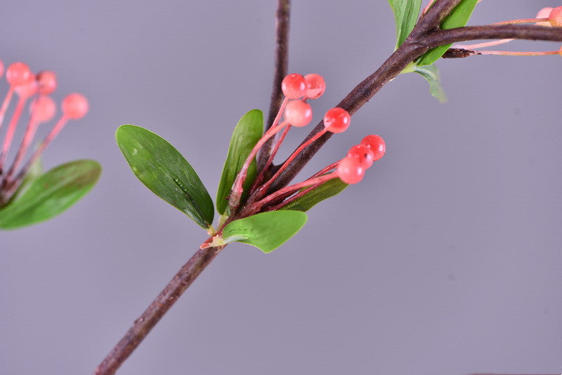 35 Inch Artificial Christmas Mistletoe Branches with Fruits, 10 Pcs Bulk Stems