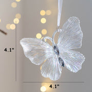 Bulk Clear Christmas Tree Ornaments 50 Pcs Holiday Hanging Decorations