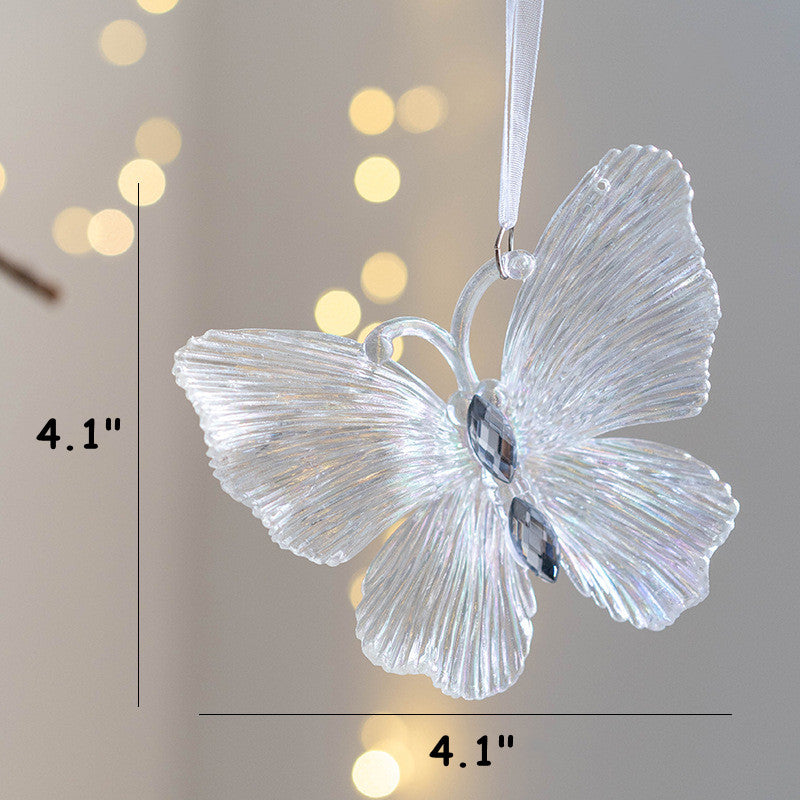 Bulk Clear Christmas Tree Ornaments 50 Pcs Holiday Hanging Decorations