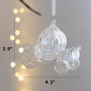 Bulk Clear Christmas Tree Ornaments 50 Pcs Holiday Hanging Decorations