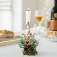 Bulk Christmas Metal Candle Holder Table Centerpiece Wholesale