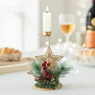 Bulk Christmas Metal Candle Holder Table Centerpiece Wholesale