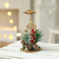 Bulk Christmas Metal Candle Holder Table Centerpiece Wholesale