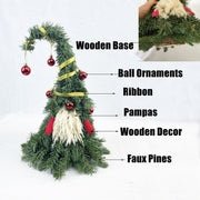 Artificial Gnome Tree Christmas Decoration with Ornaments, Bulk Wholesale Quantity