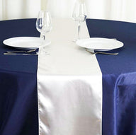 Bulk 4 Pack Satin Table Runner 12 x 108 Inch Long Wholesale