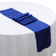 Bulk 4 Pack Satin Table Runner 12 x 108 Inch Long Wholesale