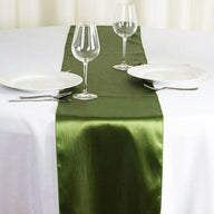 Bulk 4 Pack Satin Table Runner 12 x 108 Inch Long Wholesale
