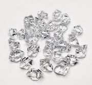 250 Pcs Crystal Vase Filler Ice Cubes Bulk Clear Acrylic Decorative Fillers for Arrangements