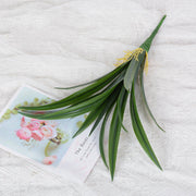 50 Pcs 18 Inch Gladiolus Leaves Stems Artificial Greenery Bush Plants