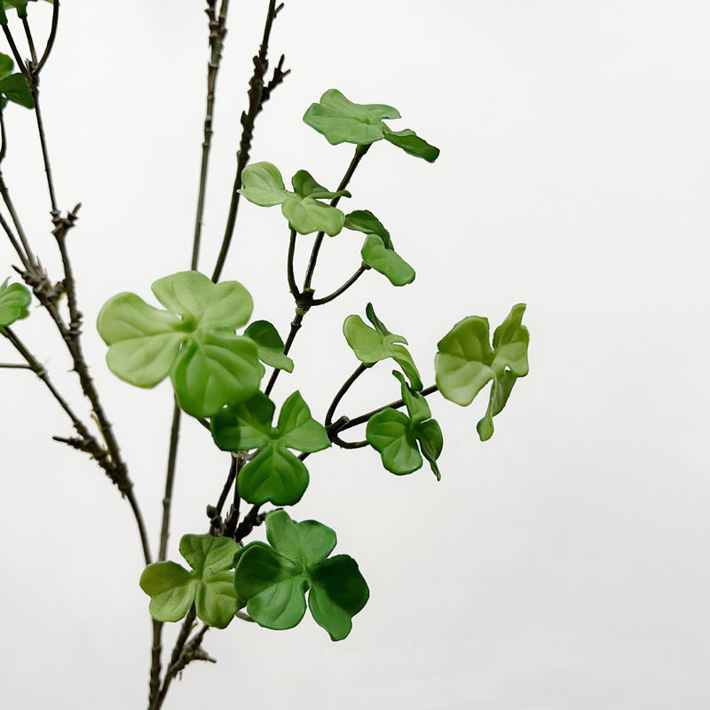 35 Inch Artificial Shamrock Clover Stems, 6 Pcs Real Touch St. Patrick’s Day Branches