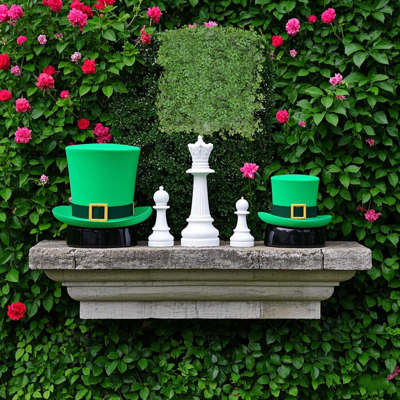 Artificial Clover Grass Wall Panel 20"x20" UV Protected Greenery for Wall Decor Bulk Pack