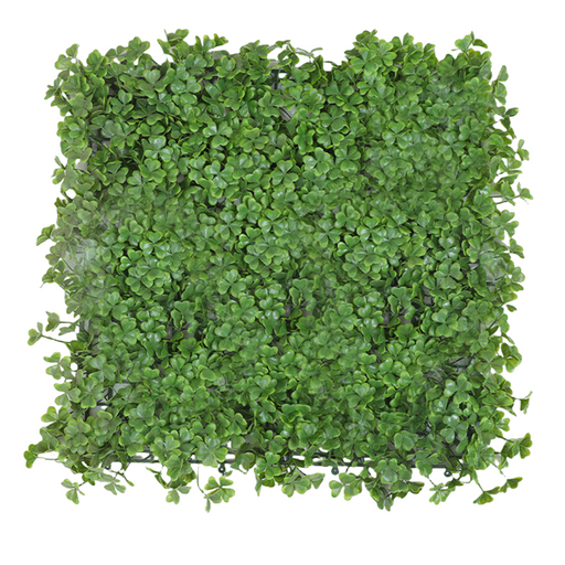 Artificial Clover Grass Wall Panel 20"x20" UV Protected Greenery for Wall Decor Bulk Pack