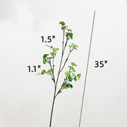 35 Inch Artificial Shamrock Clover Stems, 6 Pcs Real Touch St. Patrick’s Day Branches