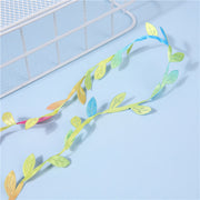 32 Ft Artificial Ivy Leaf Garland Ribbon, 32 Feet Faux Green Leaves for Wedding, Party, DIY Wall Decoration