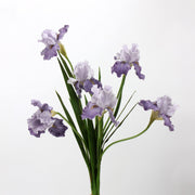 29 Inch Fantasy Iris Artificial Flower Stems, Real Touch, 10 Pcs, Bulk Christian Arrangements