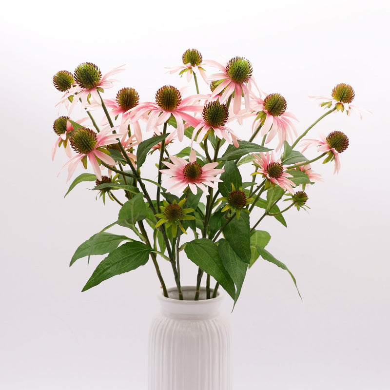 29 Inch Silk Coneflower Stems Bulk 10 Pcs Artificial Flower Arrangement