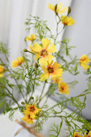 27 Inch Coreopsis Stems Spray 10 Pcs Artificial Real Touch Flowers Bulk