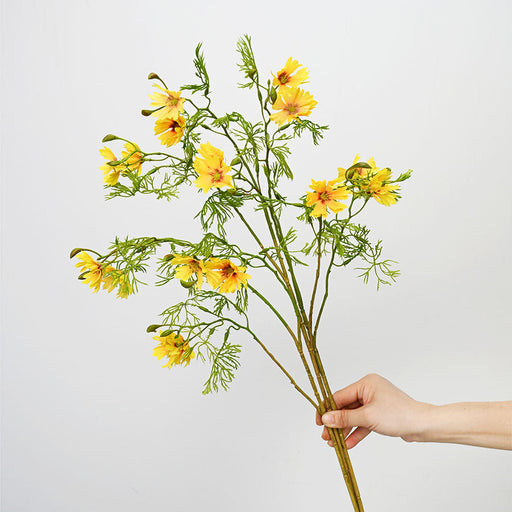 27 Inch Coreopsis Stems Spray 10 Pcs Artificial Real Touch Flowers Bulk