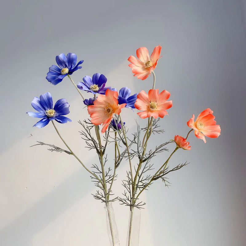 23.6 Inch Artificial Daisy Spray Stems Silk Floral Faux Flowers Bulk Quantity