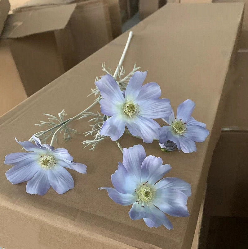 23.6 Inch Artificial Daisy Spray Stems Silk Floral Faux Flowers Bulk Quantity