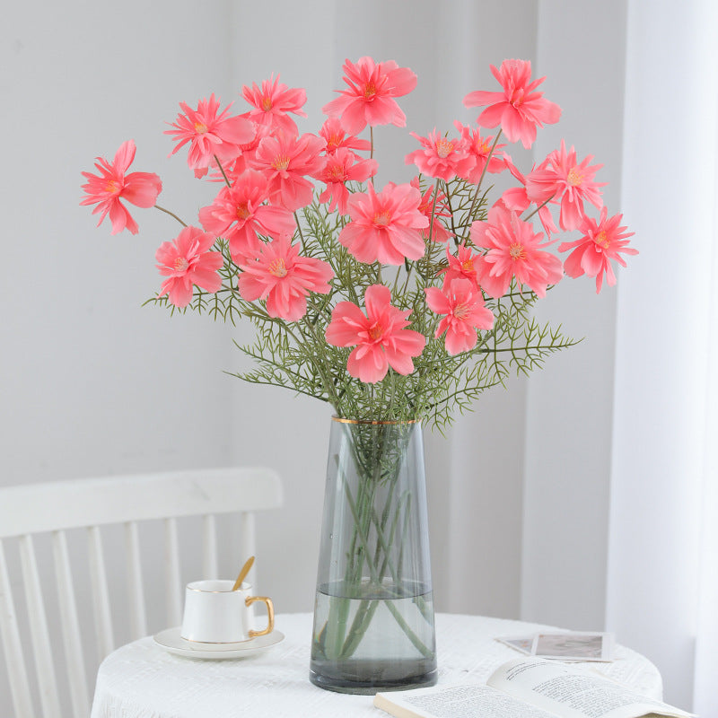 35 Inch Artificial Silk Cosmo Daisy Spray Stems – Bulk Quantity