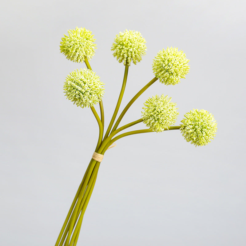 11 Inch Artificial Golden Ball Stems Bouquet, 10 Pcs Bulk Bundle for Autumn Decoration