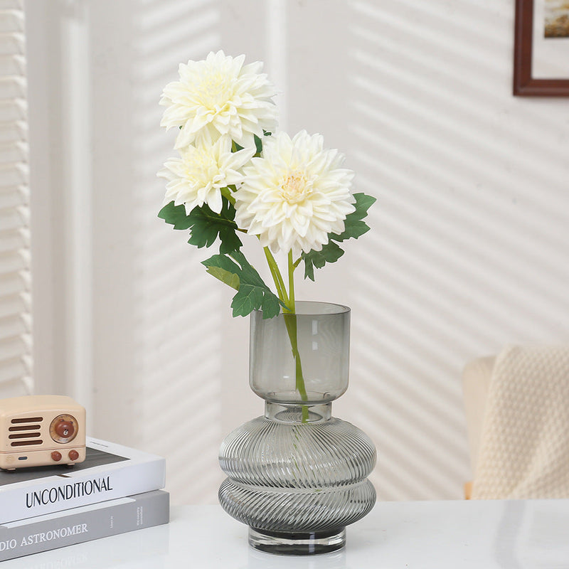 20 Inch Artificial Dahlia Stem Spray, Silk Flowers, Bulk Wholesale, 1 Stem