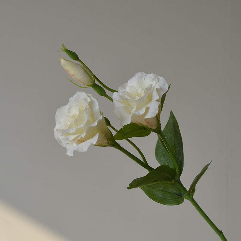 18 Inch Lisianthus Artificial Flower Stems, 10 Pcs Bulk Silk Stems for Wedding, Home Decor, Event Styling