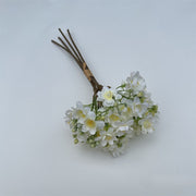 4 Pcs 15 Inch Artificial Jasmine Flower Stems for Wedding DIY Crafts Bulk