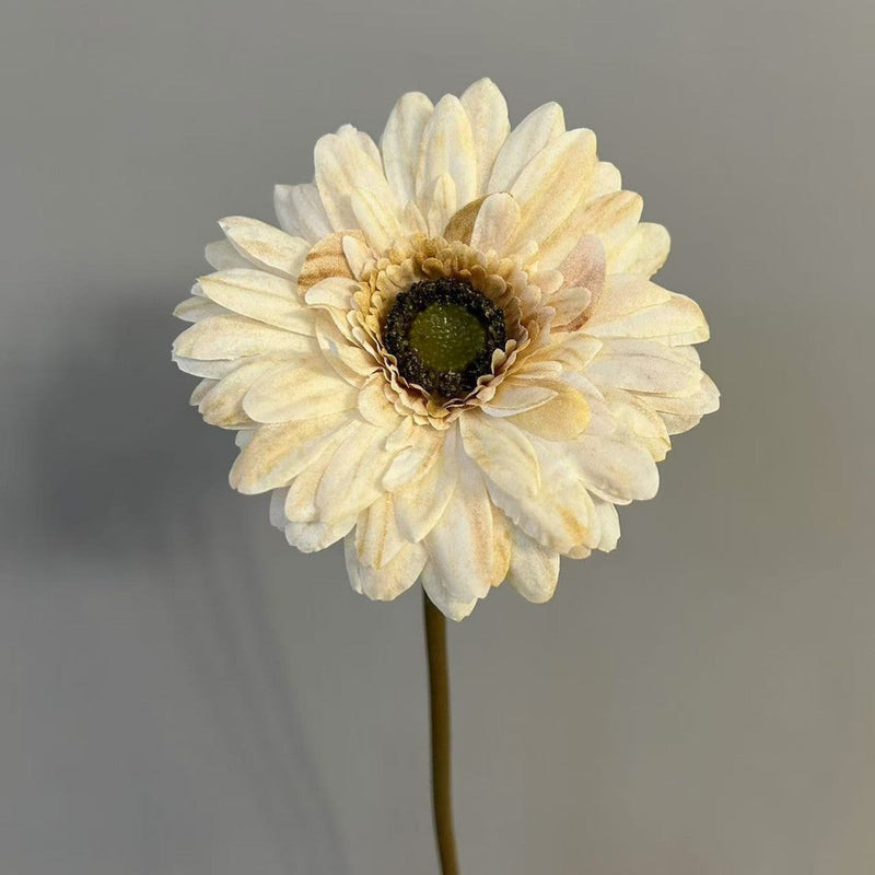 18 Inch Artificial Gerbera Daisy Stems, 10 Pcs, Autumn Winter Tones, Silk Flowers for Home and Wedding Decor