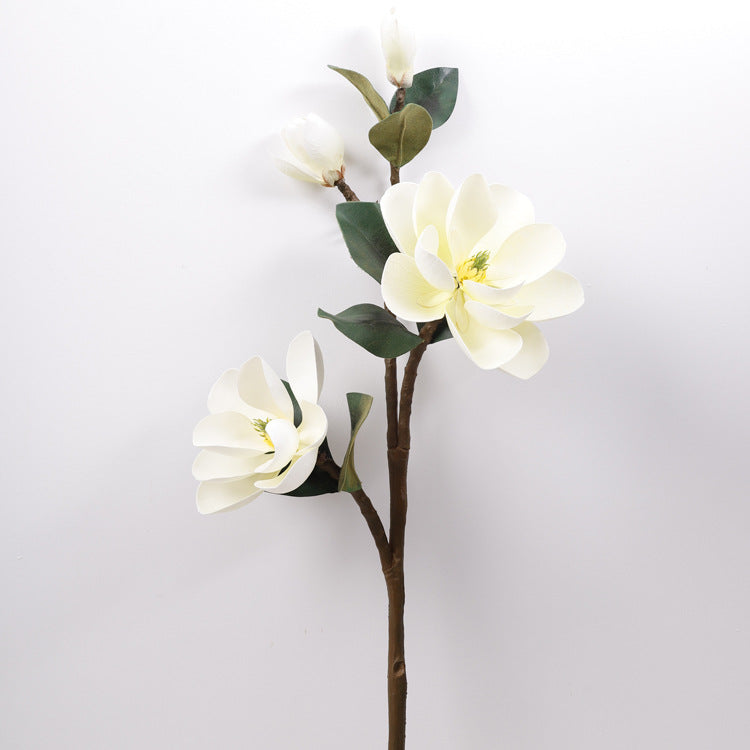 39 Inch Extra Tall Magnolia Stems 10 Pcs Real Touch Artificial Spring Flowers