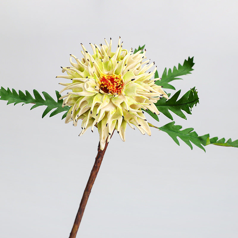 14.5 Inch Artificial Cirsii Herba Stems 10 Pcs Bulk Wedding Home Decor