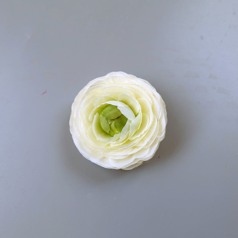 10 Pcs Artificial Ranunculus Flower Heads for Crafts Bulk Wholesale