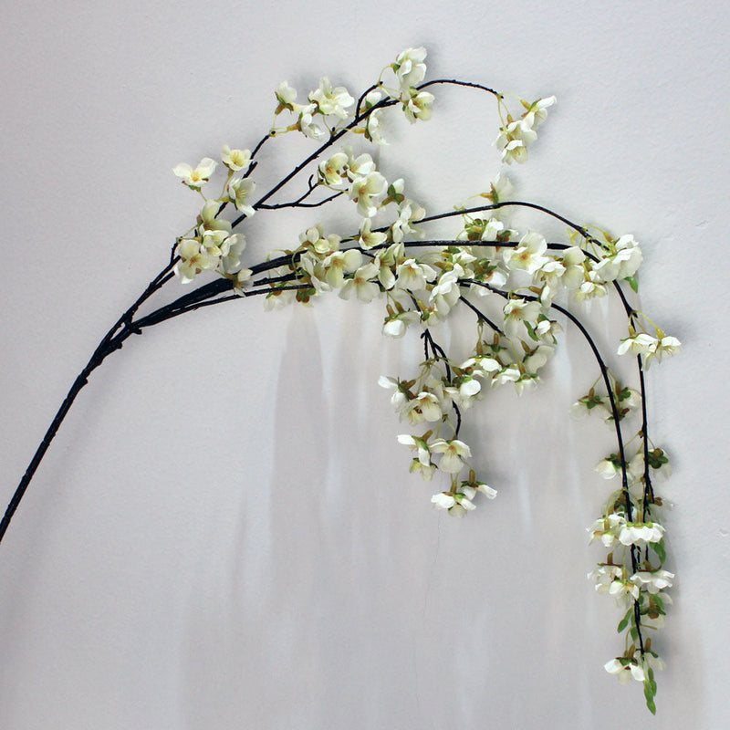 43 Inch Extra Long Weeping Cherry Blossom Branch 1 Pc Artificial Silk Flower Stem