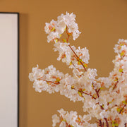 40 Inch Extra Long Cherry Blossom Stems 10 Pcs Silk Artificial Flowers for Tall Vases