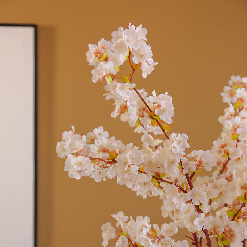 40 Inch Extra Long Cherry Blossom Stems 10 Pcs Silk Artificial Flowers for Tall Vases
