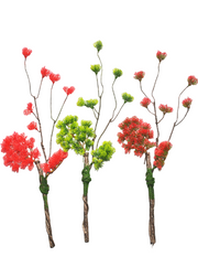 5 Pcs Artificial Curly Pine Branches for Christmas Bonsai Crafts Arrangements