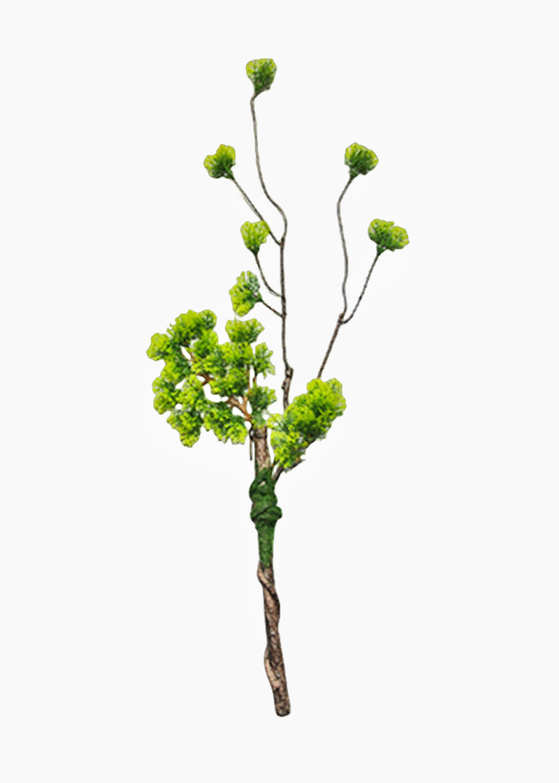 5 Pcs Artificial Curly Pine Branches for Christmas Bonsai Crafts Arrangements