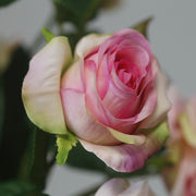 20 Inch Curly Rose Spray Stems 10 Pcs Real Touch Artificial Flowers for Arrangement