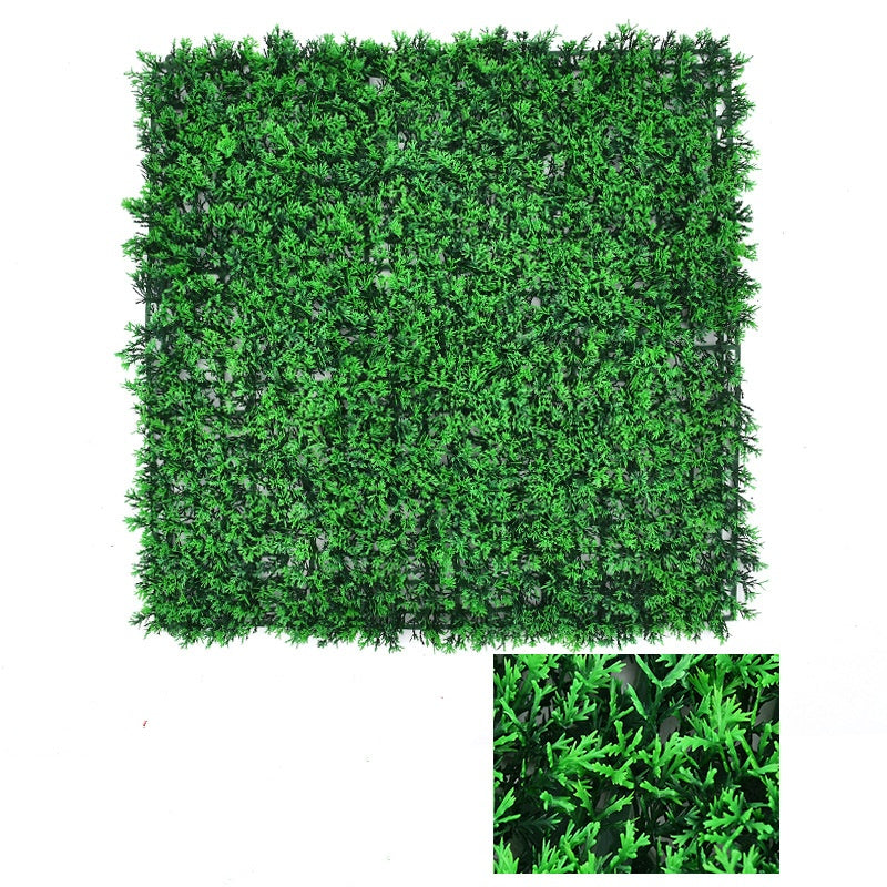 12 Inch 12 Pcs Greenery Backdrop Wall Panels UV Stable Artificial Plant Decor for Indoor Outdoor Garden Fence