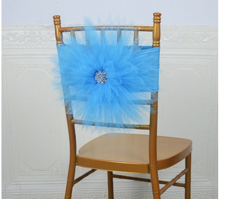 Bulk 10 Pcs 16 Inch Diamond Flower Chair Sashes Wedding Party Decor for Hotels Elegant Event Supplies Wholesale
