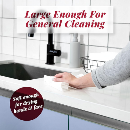 Bulk 2pcs Linen Textured Disposable Napkins for Bathroom Wedding Party Easter Hotel Table Decoration Wholesale