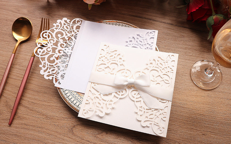 Bulk 100pcs wedding invitations wedding cards for Wedding Engagement Mariage Birthday Christening Party Supplies Wholesale