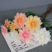 Dahlia Artificial Flower Stems 12 Inch 10 Pcs Bulk Floral Arrangements for Events