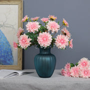Dahlia Artificial Flower Stems 12 Inch 10 Pcs Bulk Floral Arrangements for Events
