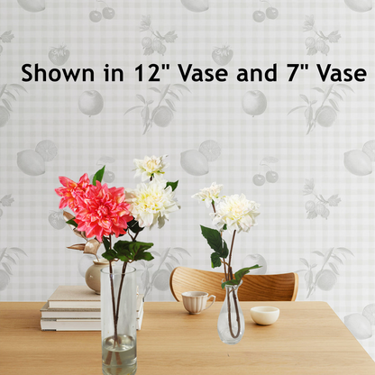 Bulk 23.6" Real Touch Dahlia Stems with 2 Flower Heads Wholesale