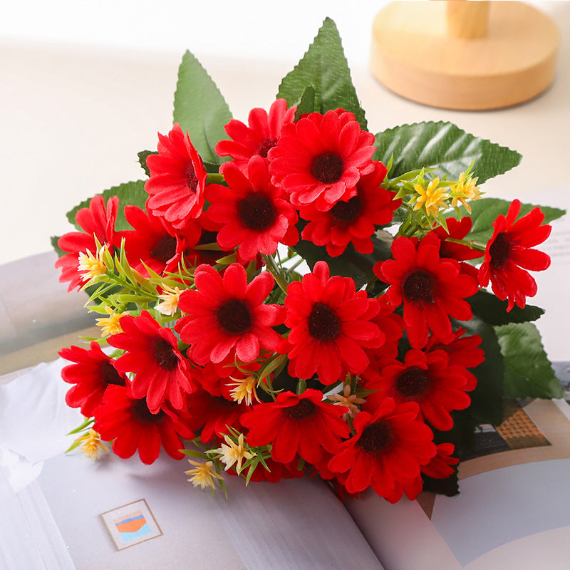 11.8 Inch Daisy Bush Artificial Silk Flowers Bulk Quantity